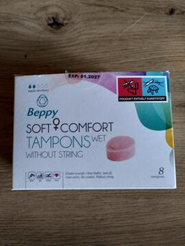 Tampons hygiéniques sans ficelle