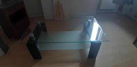 table basse en verre