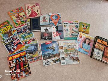 Divers livres , mangas et magazines