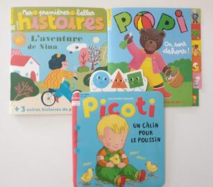 3 magazines histoires pour enfants 1-4 ans