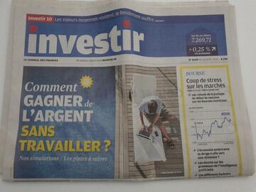 journal "investir" 10 août