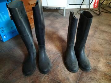 Bottes en plastique équitation