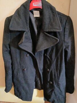 MANTEAU CHAUD NOIR TAILLE 36