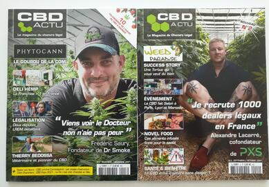 2 magazines "cbd actu"