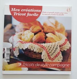 livre "mes créatiens tricots faciles"