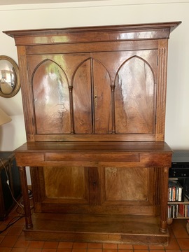 armoire noyer ancien harmonium