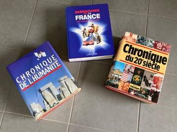 3 gros livres d’histoire