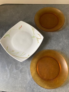 lot de 3 assiettes