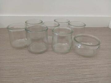 petits pots en verre