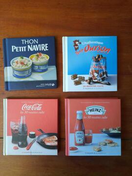 divers livres de recettes