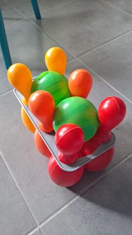 jeu de quilles en plastique