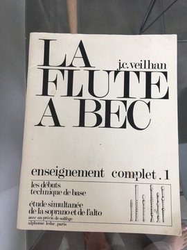 méthode d’apprentissage flûte à bec