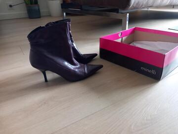 bottines bordeaux Minelli