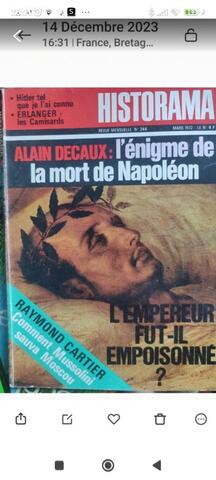 livre énigme sur la mort de Napoléon