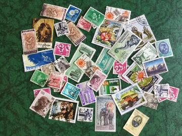 lot timbres Asie le 20/8