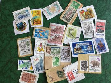 lot unique timbres France le 20/8