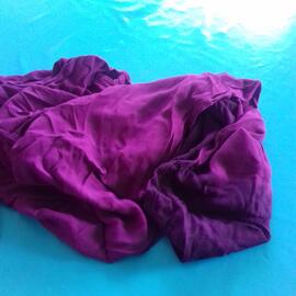 foulard violet couleur dégradée