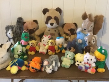 lot de peluches