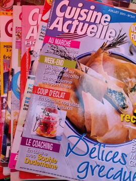 lot magazines cuisine