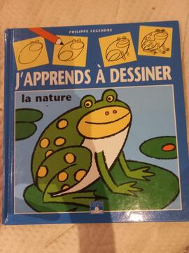 livre "j'apprends à dessiner la nature"