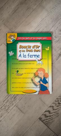 Livre : Boucle d or et les 3 ours a la ferme