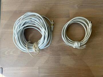 Lot de 2 cables coaxiaux