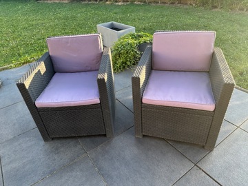 2 fauteuils de jardin