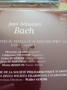 2 CDJS Bach messe en et messe en si mineur