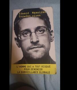 Livre Mémoires Vives Edward Snowden