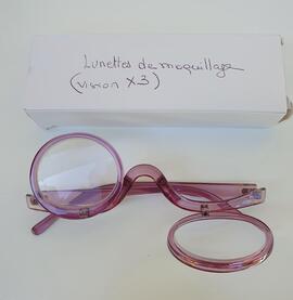 Lunettes spéciales pour le maquillage