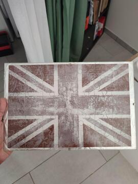 puzzle Union Jack noir et blanc