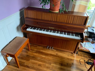 Piano WILH.STEINMAN en bois.