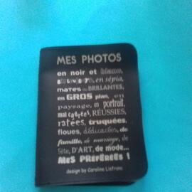 petit album photos en plastique