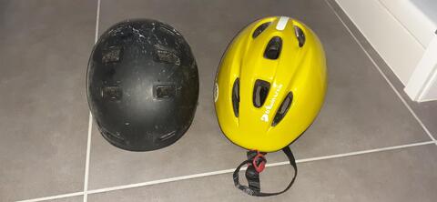 Lot de 2 casques vélo et skate pour enfants