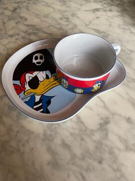 tasse et sous-tasse Donald