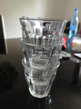 Lot de 3 verres DURALEX