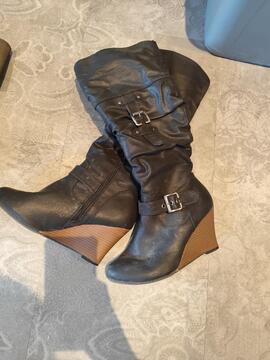 bottes noires 38