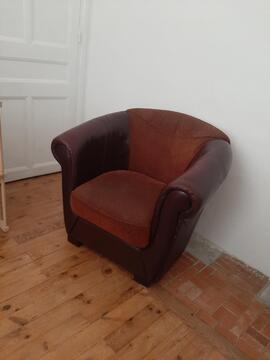 fauteuil club rouge bordeaux