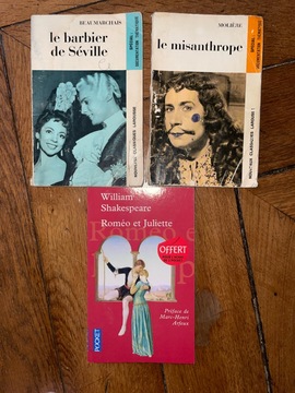 lot de trois livres