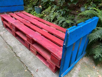 banquette en palette de bois