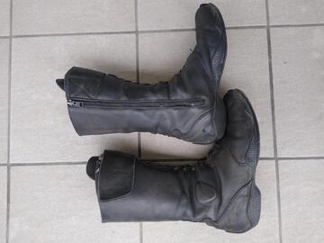 bottes moto en cuir taille 41