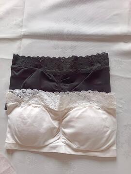 2 brassières bandeau Undiz Taille S