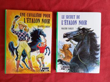 2 livres "l'étalon noir"