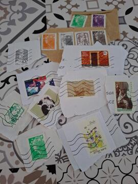 lot de timbres