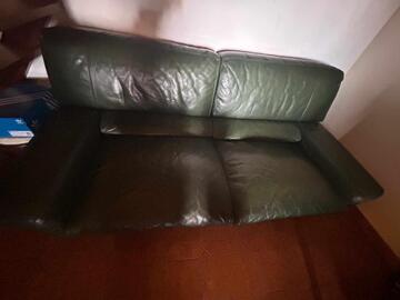 Canape cuir et fauteuil cuir