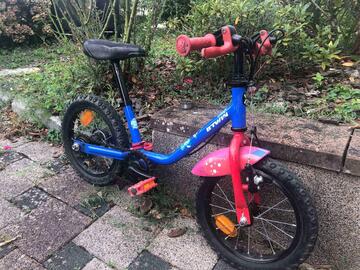 Vélo pour enfant 14' + petites roues amovibles