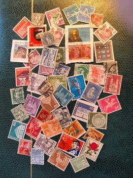 lot unique timbres de Suisse..