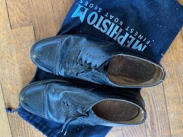 chaussures noires Richelieu homme