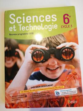 Manuel Sciences et Technologie 6eme