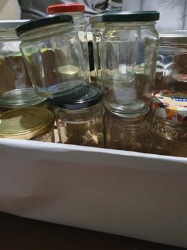 pots en verre à capsule pour confiture